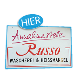 Russo Annahmestelle, Wäscherei und Heissmangel